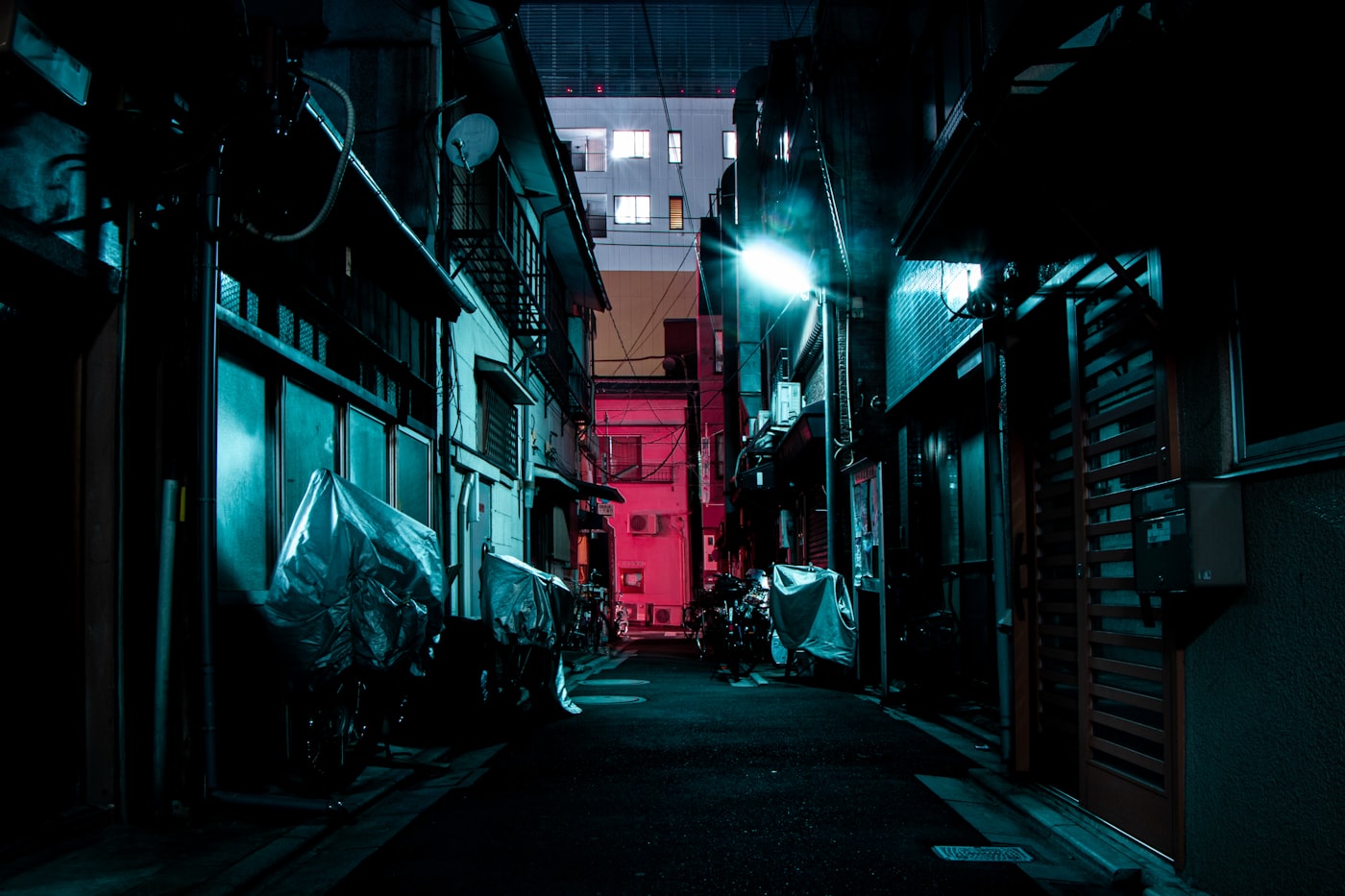 夕方の通り
